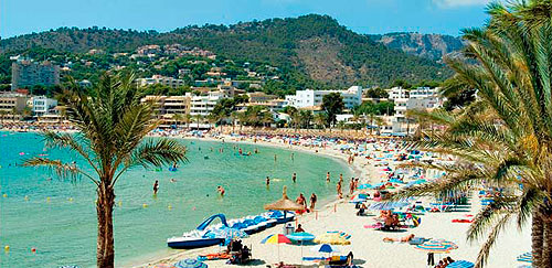 Strand i Spania