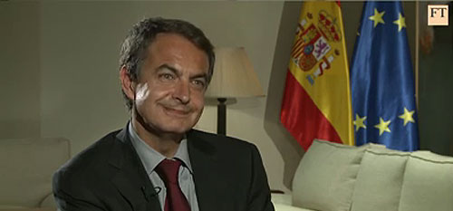 Zapatero om økonomi
