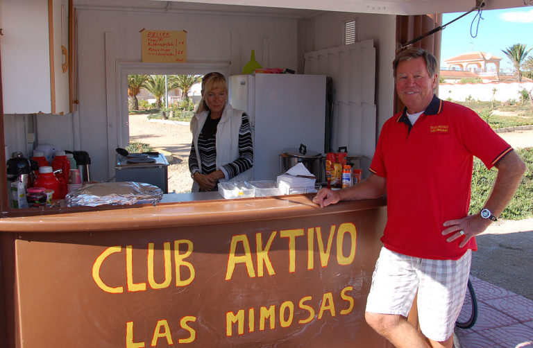 Skotthylll på Las Mimosas, Club Aktivo