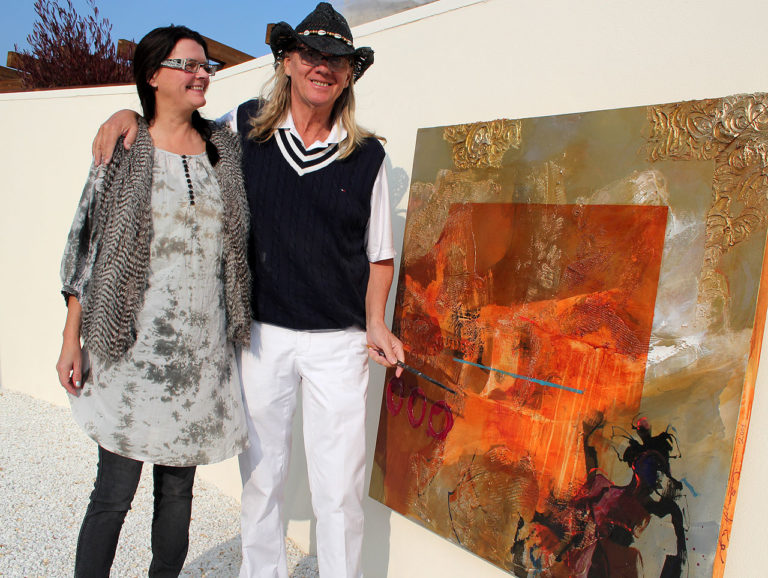 Svensk kunstner på Orihuela Costa