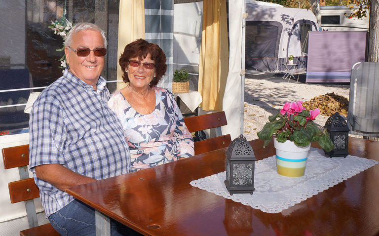 Aktivt campingliv i Albir