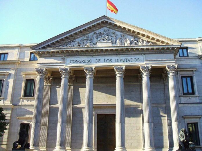 Spanias nasjonalforsamling, Congreso de los diputados (Wikimedia Commons 2013).