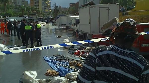 Foto: Området i Finestrat der to briter mistet livet under flommen i 2011. 