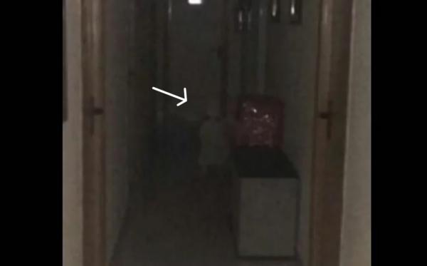 Foto: Kommunerepresentanten fra Vegas de Genil skal ha hentet frem mobilen og tatt bilde av det påståtte gjenferdet.