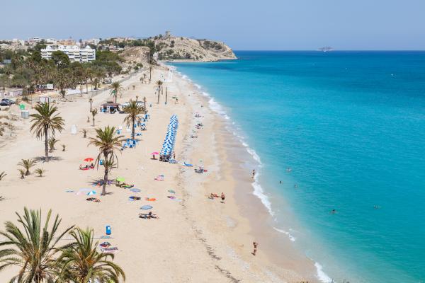 Foto: Playa Paraíso, Villajoyosa, Costa Blanca.