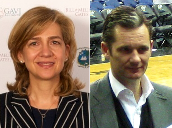 Foto: Prinsesse Cristina av Spania og ektemannen Iñaki Urdangarín.