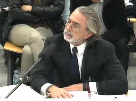 Foto: Gürtel-nettverkets leder Francisco «Gürtel» Correa i retten i november 2016.