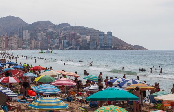 Foto: Playa de Levante, Benidorm.