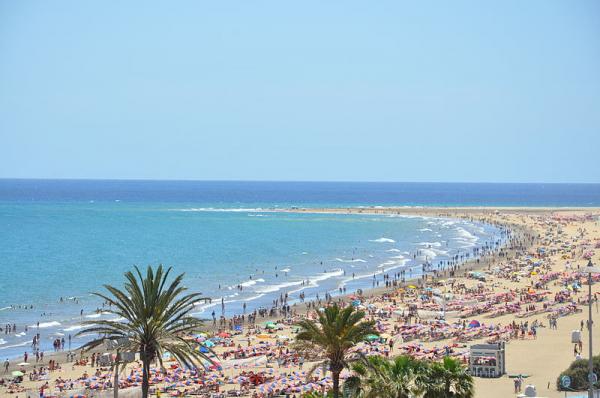 Foto: Playa del Ingles, Gran Canaria.