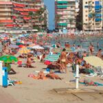 Arkivfoto fra Playa de los Locos i Torrevieja