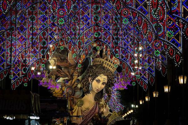 Foto: Turisttallene for Valencia fra 2017 ble lagt frem av byrådet samtidig med starten på årets Las Fallas-feiring, byens viktigste kulturarrangement. 