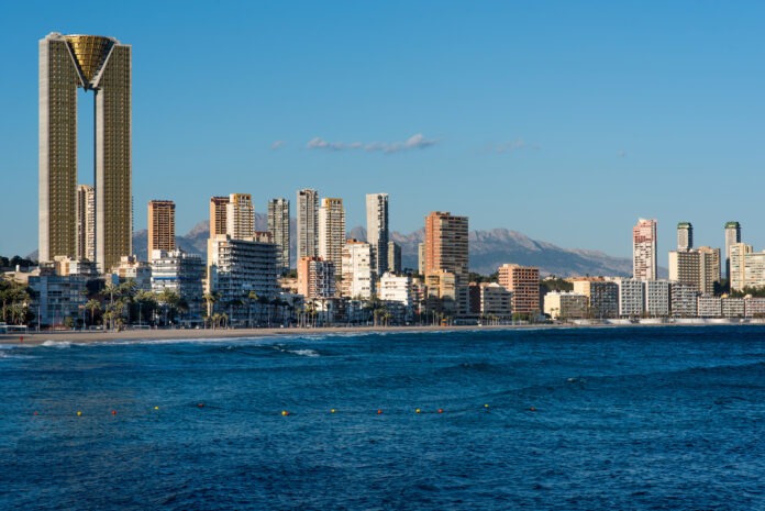 Benidorm skyline. Spain