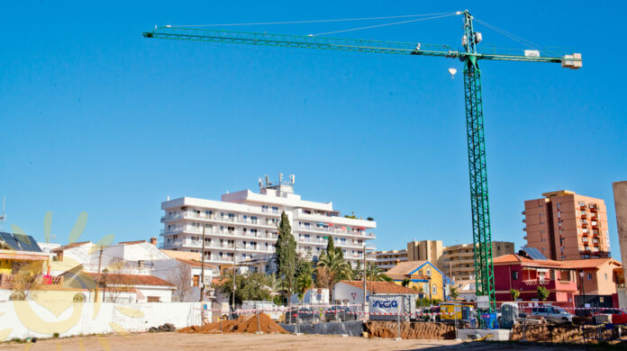 Nybygg under oppføring i Fuengirola.