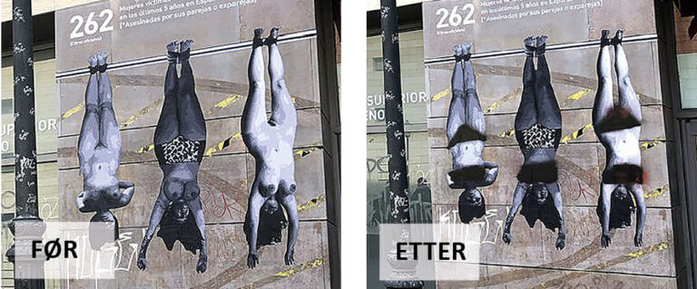 Protest mot drap på kvinner «sensurert»