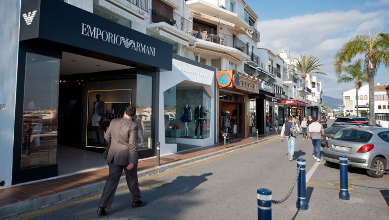 Butikker i Puerto Banús Marbella