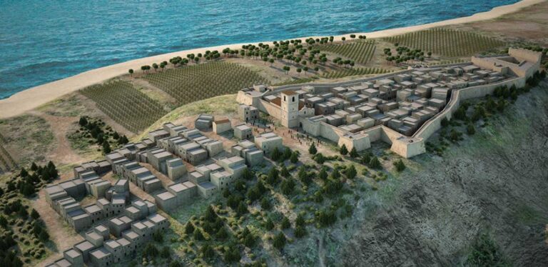 Castillo de Guardmar som den en gang var.