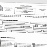 Søkandsskjema for spanske NIE nummer