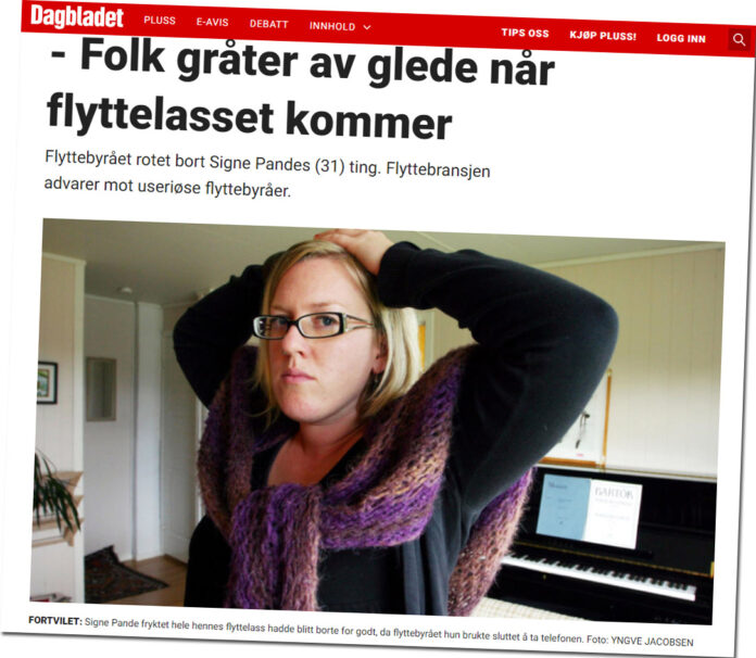 Torkjell Baltzersen - flyttebyrå