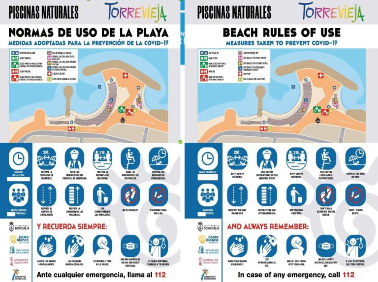 Torrevieja utsatte åpningen av strendene