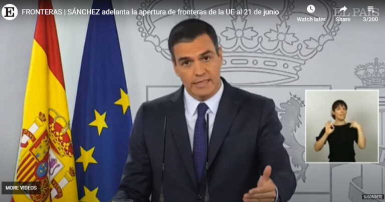 Spania åpen for turister 21. juni