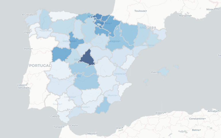 Covid-status 5. september: Fire ganger så mange smittede i Madrid