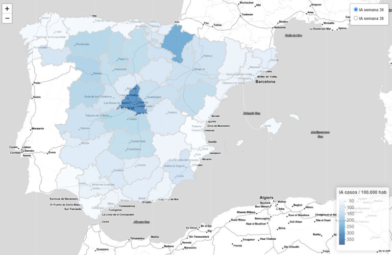 Covid i Spania – Ekstreme forskjeller 30.september