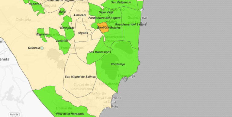 Torrevieja: Stort fall i nye smittede