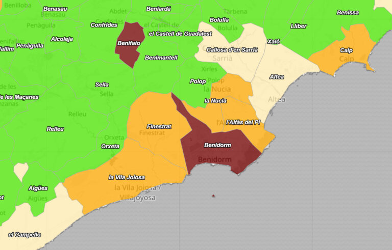 Bekymret over Covid-smitte i Benidorm