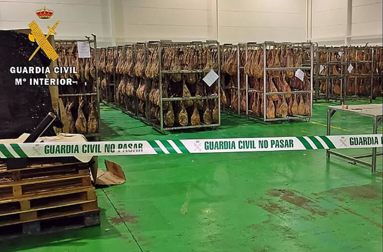 Svindel med kjøtt i Spania: Destruerer 29.000 skinker