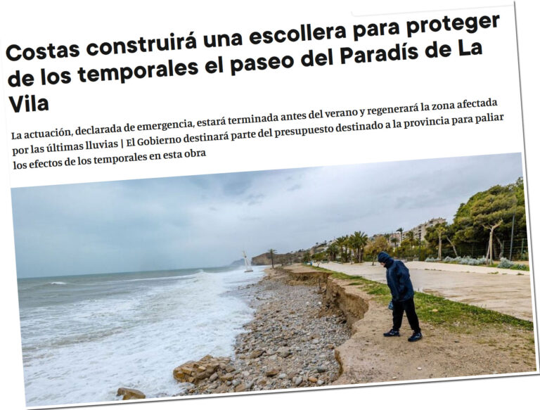 Må bygge &laquo;mur&raquo; i sjøen foran Villajoyosa