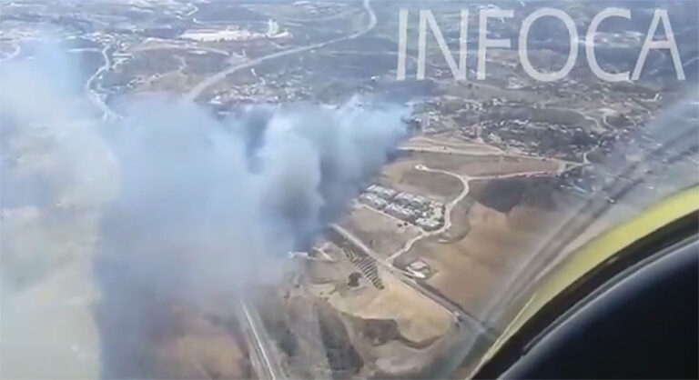 Skogbrann ved Cala de Mijas og i Estepona