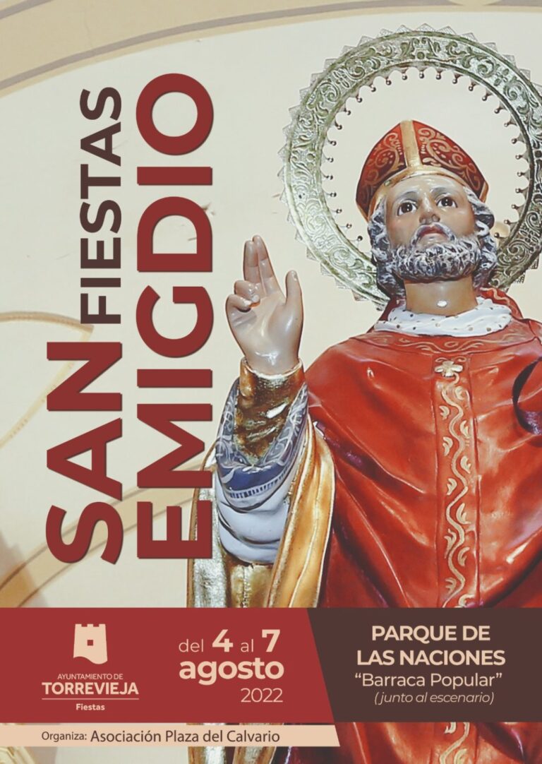 Feirer San Emigdio 4. til 7. august – beskytter Torrevieja mot jordskjelv