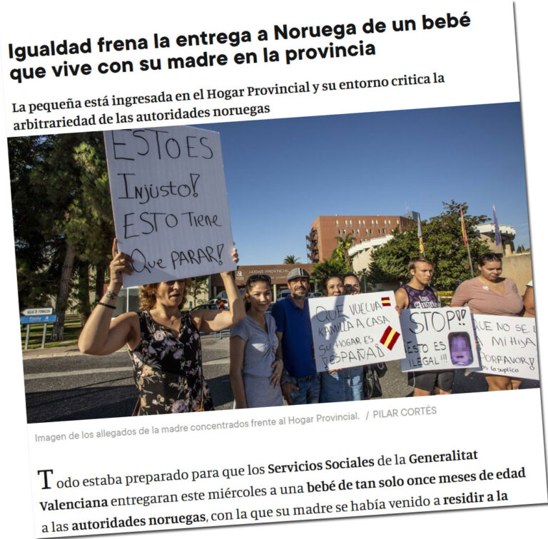 Norsk barnevern vil ha 11 måneder gammel baby utlevert fra Spania