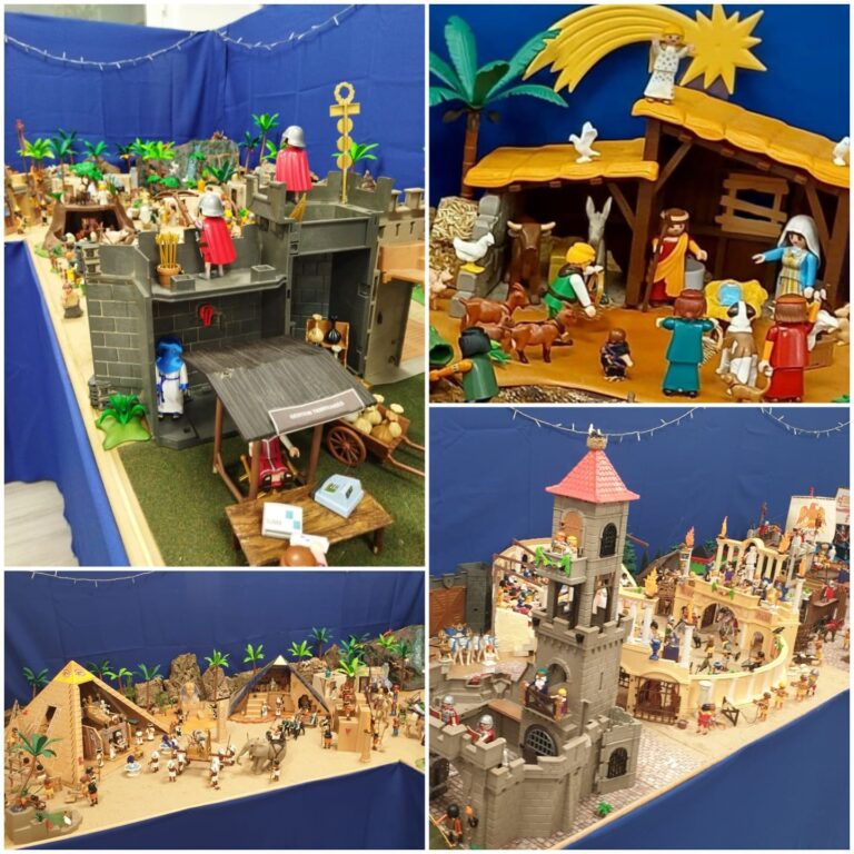 Playmobil-julekrybbe i Orihuela