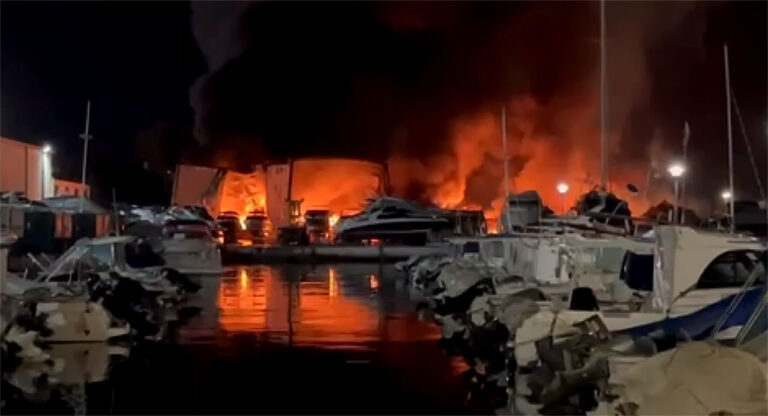 80 båter totalskadd i Marbella