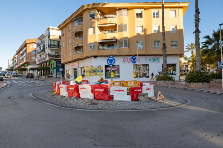 Ny rundkjøring i Alfaz del Pi’s hovedgate