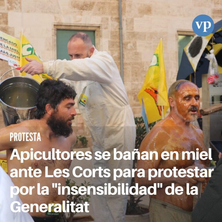 Protesterer mot honning-import