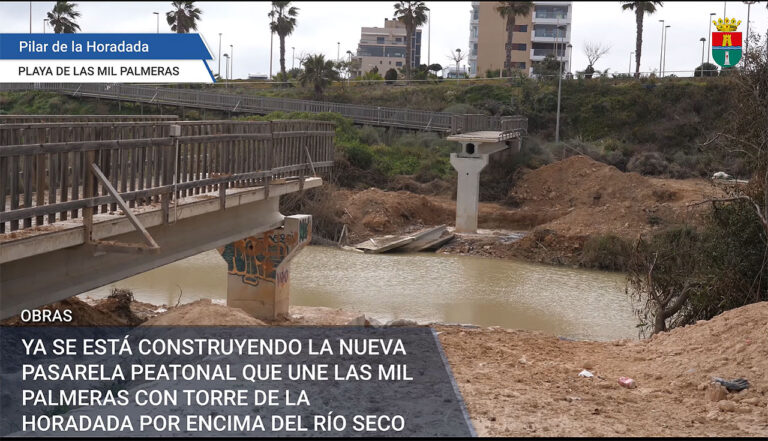 Torre de la Horadada og Mil Palmeras får broforbindelse igjen