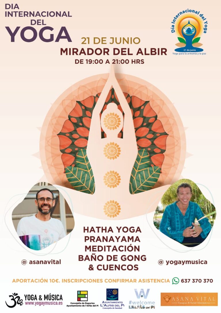 Markerte den internasjonale yogadagen i Albir 21. juni