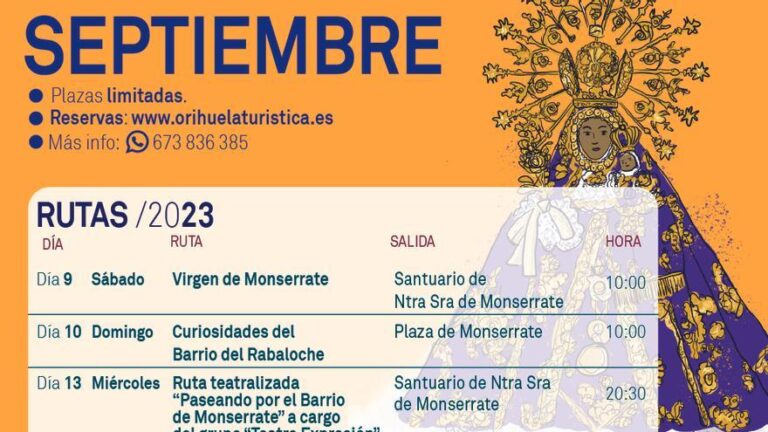 Byvandring i Orihuela med Jomfruen av Monserrat