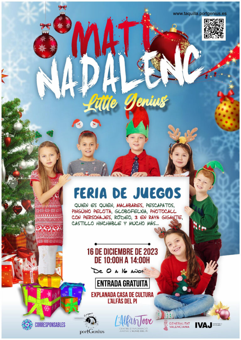 Lørdag: Juleaktiviteter for barn og ungdom i Alfaz del Pi