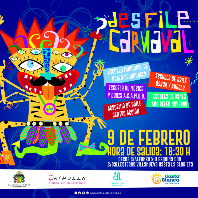 Karnevals-parade i Orihuela 9. februar