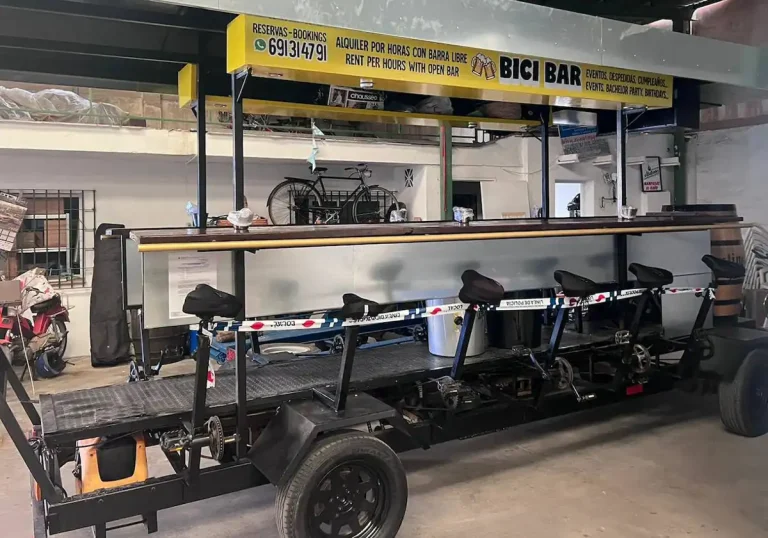 Politiet beslagla Malagas sykkel-bar