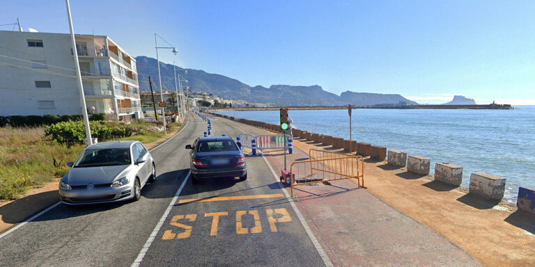 Fjerner &laquo;lyskrysset&raquo; langs sjøen mellom Albir og Altea