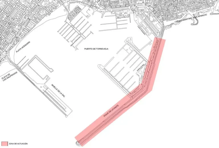 Arbeidene med Levante-moloen går i gang