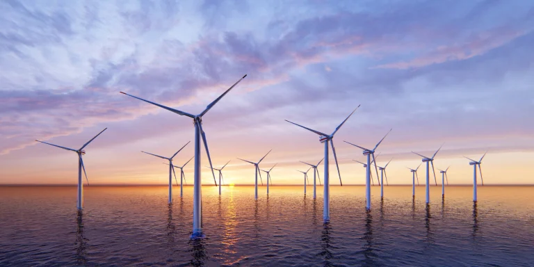 Protester mot vindkraftprosjekt