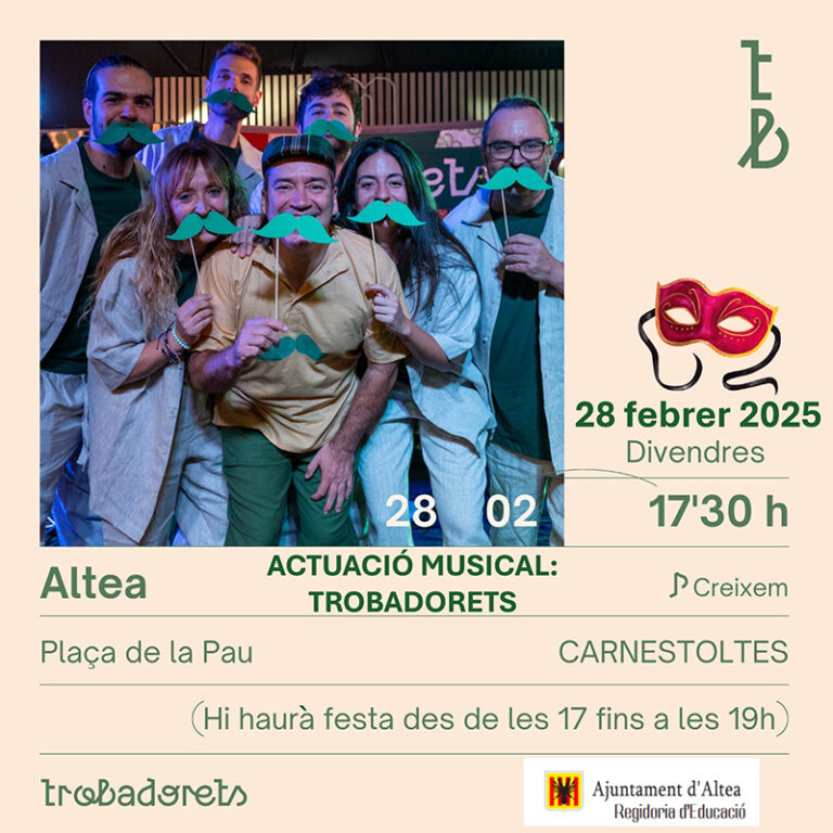 Karnevalsfest i Altea nå fredag