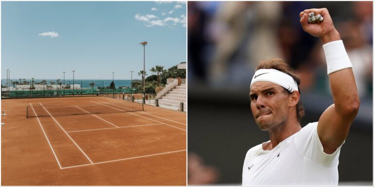 Rafael Nadal lager tennissenter i Marbella