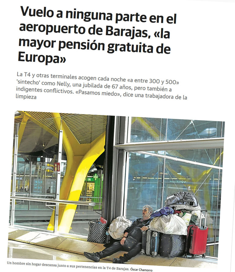 Flyplassen i Madrid er Europas største hospits