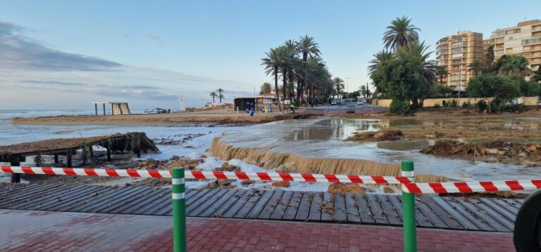 Orihuela Costa må rydde opp etter kraftig uvær